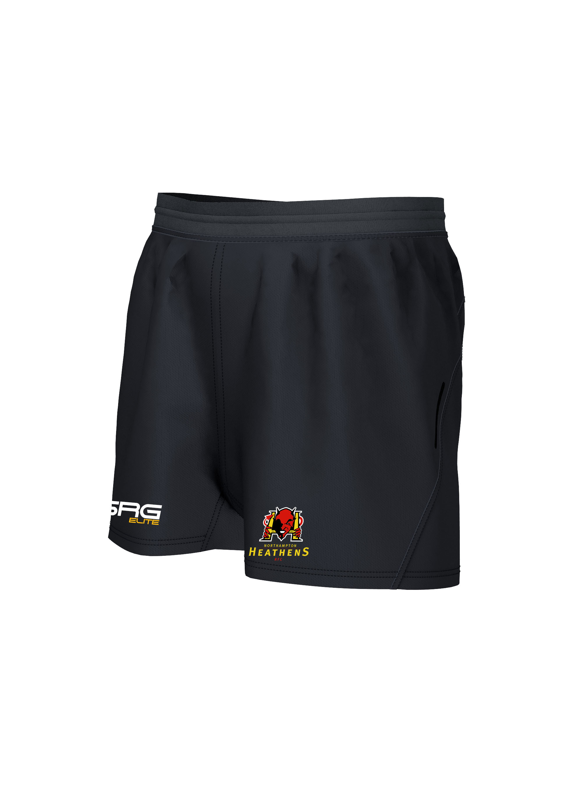 Heathens Impact Rugby Shorts - Black | SRG Elite
