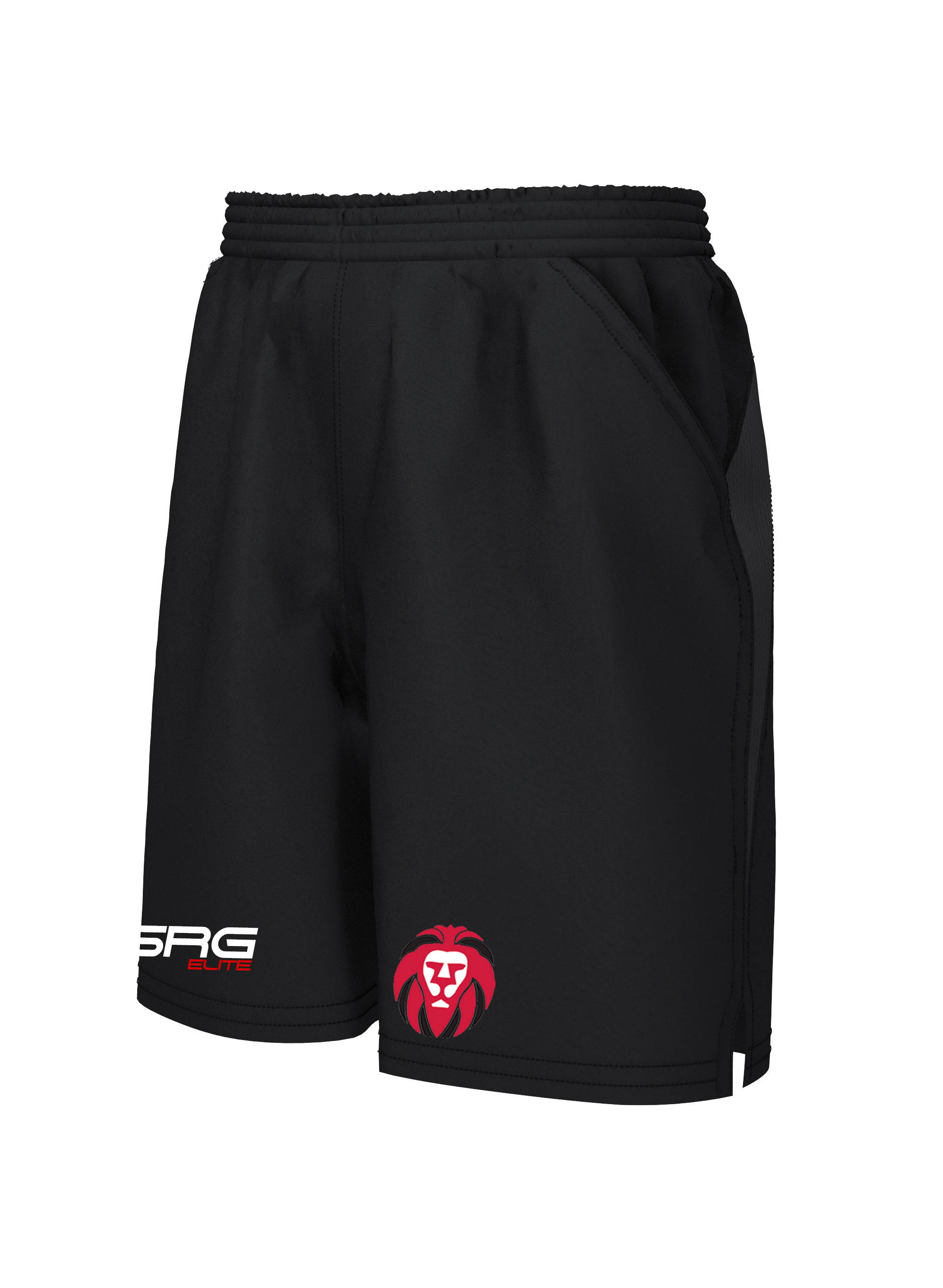 Cardiff Lions RFC Pro Training Shorts Black SRG Elite